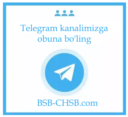 Telegram kanalimiz